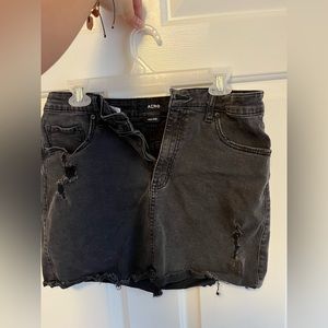 Black jean skirt size 10!